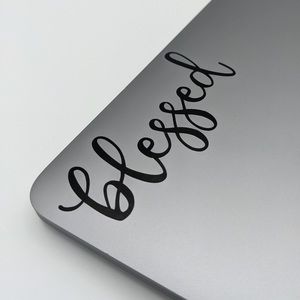 Blessed Laptop Sticker | Blessed Vinyl Decal